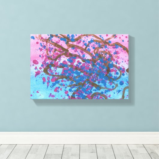 Cecilia P Spade Canvas Afdruk (Insitu (Houten vloer))