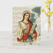 Cecilia Patrones van religieuze musici Kaart (Gele Bloem)