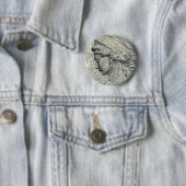 Cecilia van Rome maagd en martelares Ronde Button 5,7 Cm (In situ)