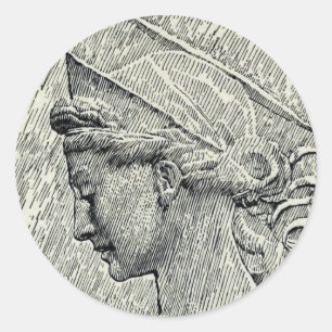 Cecilia van Rome maagd en martelares Ronde Sticker