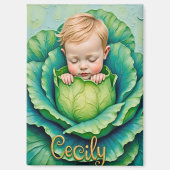 CECILY ~ In de kool Patch ~ Magneet (Voorkant)