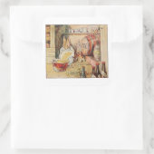 Cecily Parsley's Nursery Rhymes van Beatrix Potter Vierkante Sticker (Tas)