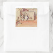 Cecily Parsley's Nursery Rhymes van Beatrix Potter Vierkante Sticker (Tas)