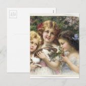 Cecily  Spring Easter Shirt Feestdagenkaart (Voorkant / Achterkant)