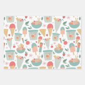 Cecream en Gift Wrap van Berries Inpakpapier Vel (Voorkant 2)