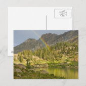 Cecret Lake met regenboog boven Devil's Castle, Briefkaart (Voorkant / Achterkant)