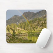 Cecret Lake met regenboog boven Devil's Castle, Muismat (Met muis)