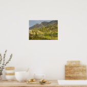 Cecret Lake met regenboog boven Devil's Castle, Poster (Keuken)