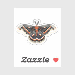 Cecropia Moth Sticker