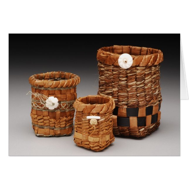 Cedar Bark Baskets (Voorkant Horizontaal)