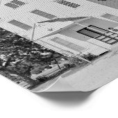 Cedar Bayou Lodge Hall fotoprint Poster (Hoek)