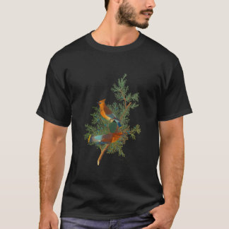 Cedar Bird beroemd gemaakt door Birds of America T-shirt
