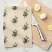 Cedar Bird, Cedar Waxwing Audubon Birds of America Theedoek (Quarter Fold)