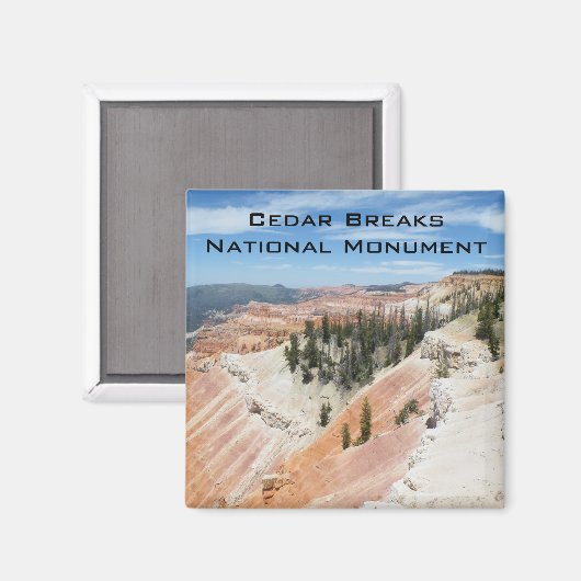 Cedar Brakes Nationaal Monument Magneet (Voorkant / Achterkant)