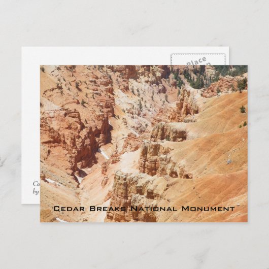 Cedar Breaks Nationaal Monument Briefkaart (Voorkant / Achterkant)