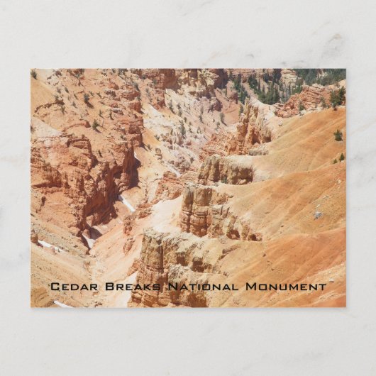 Cedar Breaks Nationaal Monument Briefkaart (Voorkant)