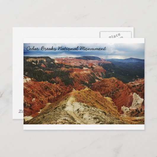 Cedar Breaks Nationaal Monument Briefkaart (Voorkant / Achterkant)