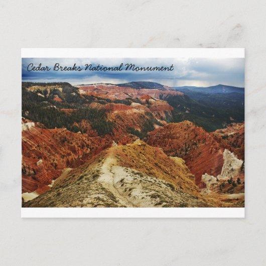 Cedar Breaks Nationaal Monument Briefkaart (Voorkant)