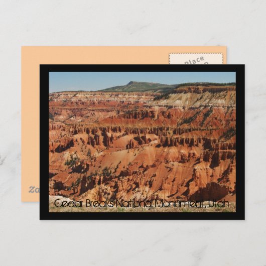Cedar Breaks Nationaal Monument Briefkaart (Voorkant / Achterkant)