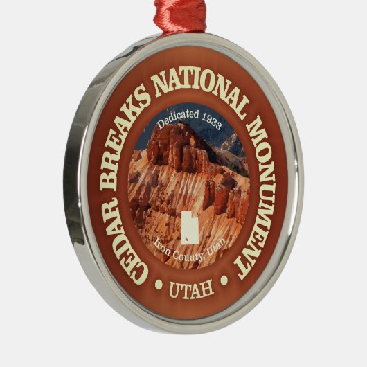 Cedar Breaks (NM) Metalen Ornament (Rechts)