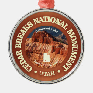 Cedar Breaks (NM) Metalen Ornament