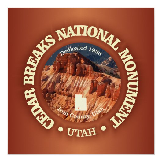 Cedar Breaks (NM) Perfect Poster (Voorkant)
