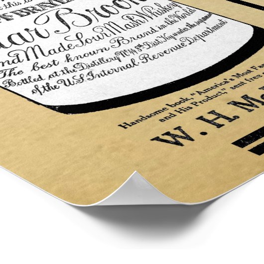  cedar Brook Whiskey Bar, afdrukken en afdrukken Poster (Hoek)