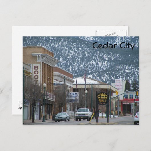 Cedar City Briefkaart (Voorkant / Achterkant)