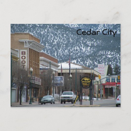 Cedar City Briefkaart (Voorkant)