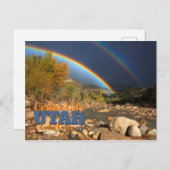 Cedar City Utah Briefkaart (Voorkant / Achterkant)