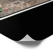 Cedar City Utah Satellite Poster Map (Hoek)