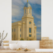 Cedar City Utah Temple Painting™ LDS Art Poster (Keuken)