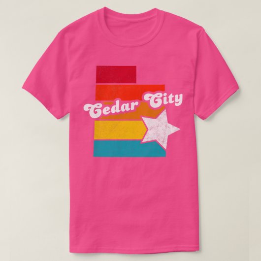 Cedar City Utah  Verdrietig Souvenir 2 T-shirt (Design voorkant)