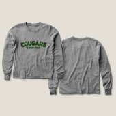 cedar creek cougars (Voorkant /achterkant)
