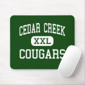 Cedar Creek - Cougars - High - Ruston Louisiana Muismat (Met muis)