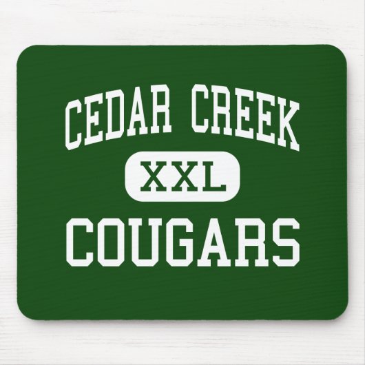 Cedar Creek - Cougars - High - Ruston Louisiana Muismat (Voorkant)