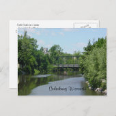 Cedar Creek Interurban Bridge Briefkaart (Voorkant / Achterkant)