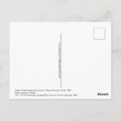 Cedar Creek Presbyterian Church 1987 MEJP Briefkaart (Achterkant)