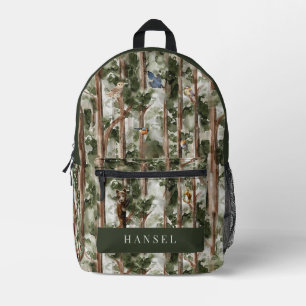 Cedar Forest Beer Eekhoornvogels Bedrukte Rugzak