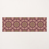 Cedar Fractal Mandala Art Yoga Mat (Achterkant (horizontaal))