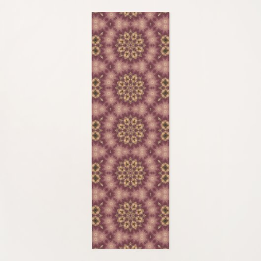 Cedar Fractal Mandala Art Yoga Mat (Voorkant)