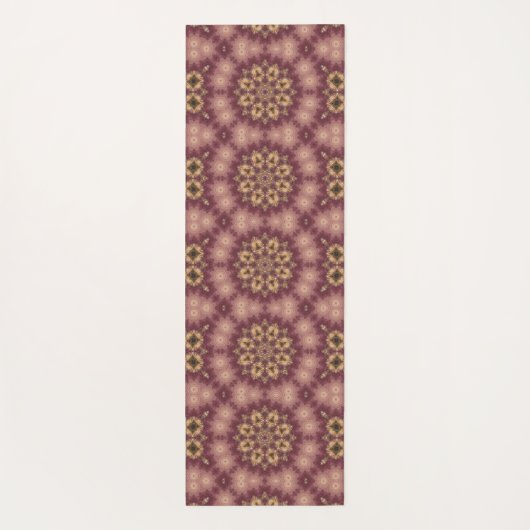 Cedar Fractal Mandala Art Yoga Mat (Achterkant)