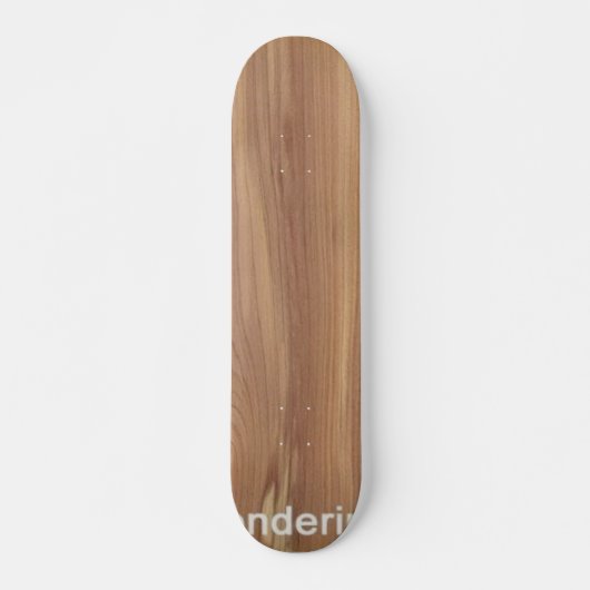Cedar Grain Skateboard (Voorkant)