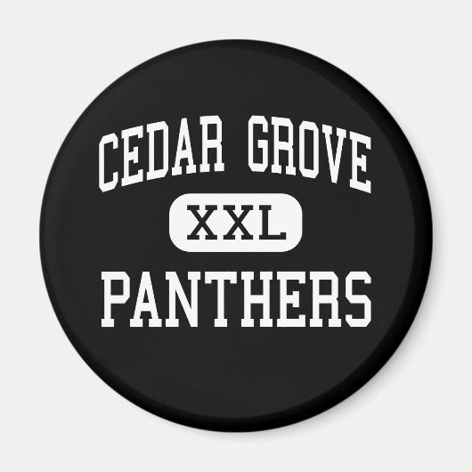 Cedar Grove - Panters - Hoog - Cedar Grove Magneet (Voorkant)