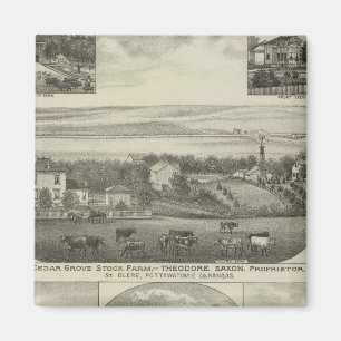 Cedar Grove Stock Boerderij en Roberts Ranch, Kans Magneet