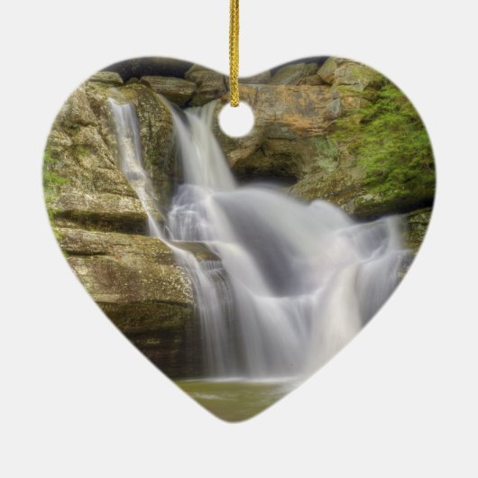 Cedar-Herfsten, Hocking Hills Ohio Keramisch Ornament (Achterkant)