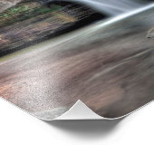 Cedar Herfsten, Hocking Hills State Park, Ohio Foto Afdruk (Hoek)