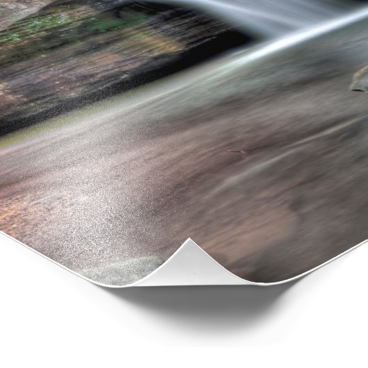 Cedar Herfsten, Hocking Hills State Park, Ohio Foto Afdruk (Hoek)