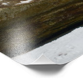 Cedar-Herfsten in de winter, Hocking Hills, Ohio Foto Afdruk (Hoek)