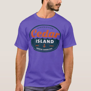 Cedar Island, NC Summertime Vacationing T-shirt